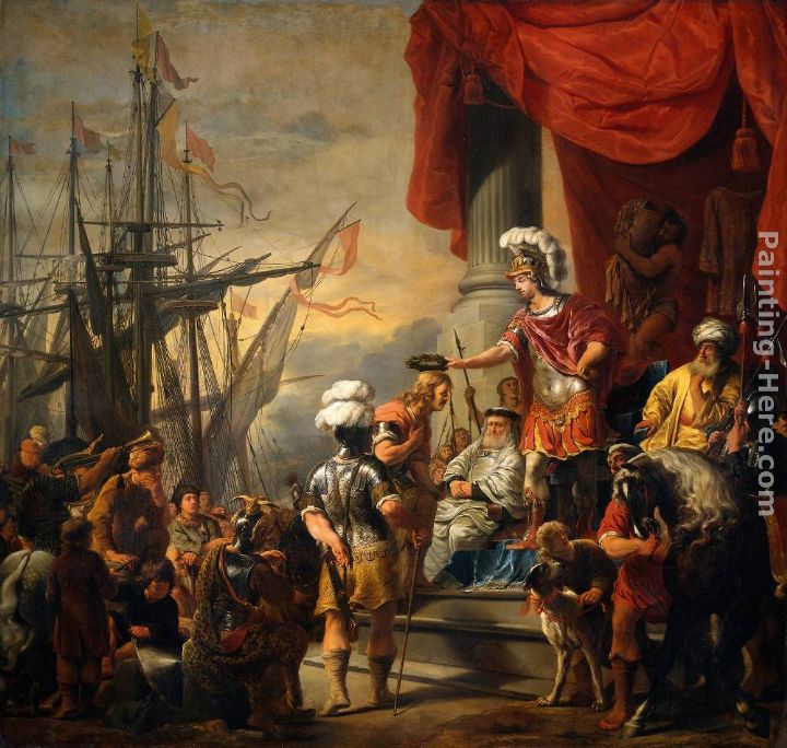 Aeneas at the Court of Latinus painting - Ferdinand Bol Aeneas at the Court of Latinus art painting